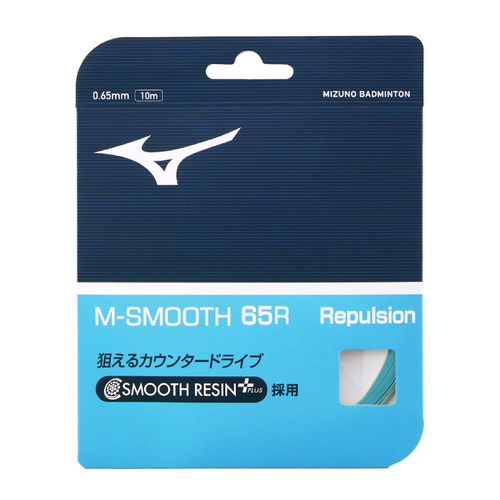 Mizuno M-Smooth 65R (Repulsion) Badminton String Set - Blue