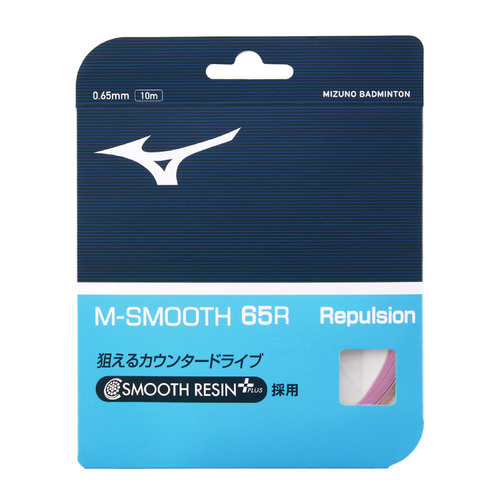 Mizuno M-Smooth 65R (Repulsion) Badminton String Set - Pink