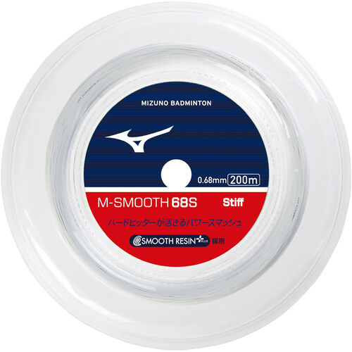 Mizuno M-Smooth 68S (Stiff) Badminton (200m Reel) Made in Japan