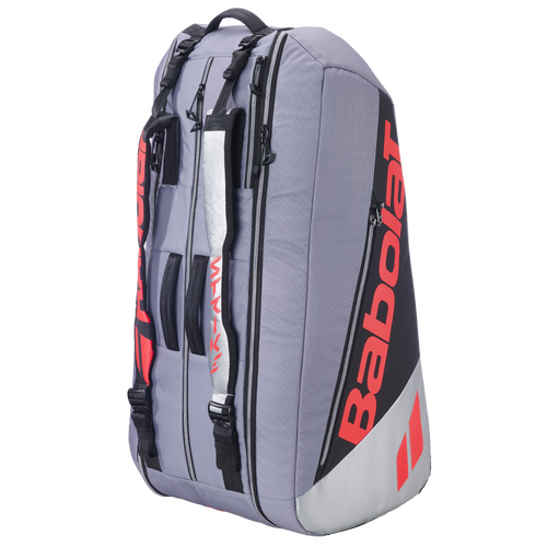 Babolat Pure Strike 9R Bag - Carbon Grey/ Red