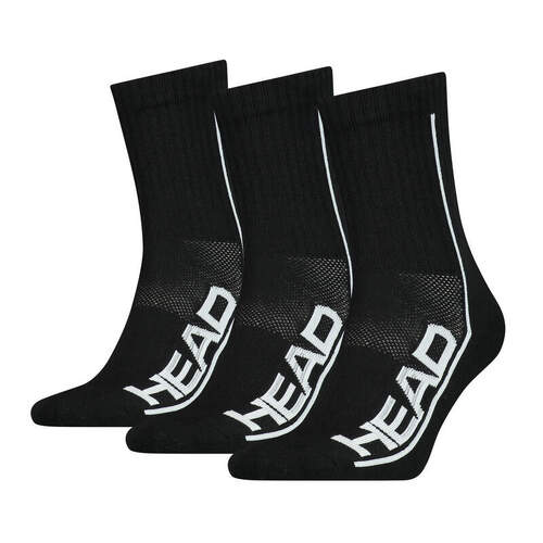 Head Tennis Socks 3P Performance -Black (Size 35-38)