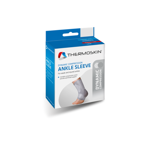 Thermoskin Dynamic Compression Ankle Sleeve [Size: S-M]