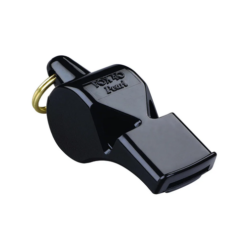 FOX 40 Pearl Whistle with Breakaway Lanyard - Black