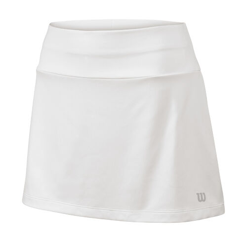 Wilson Girls Core 11" Skirt White [Size: Large]