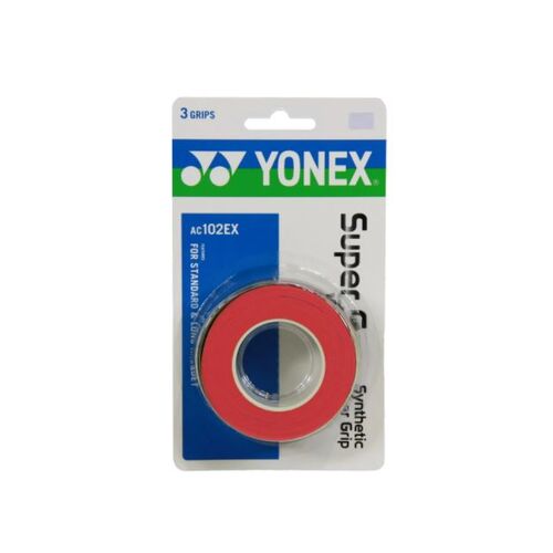 Yonex Supergrap Overgrip 3 Pack - Wine Red