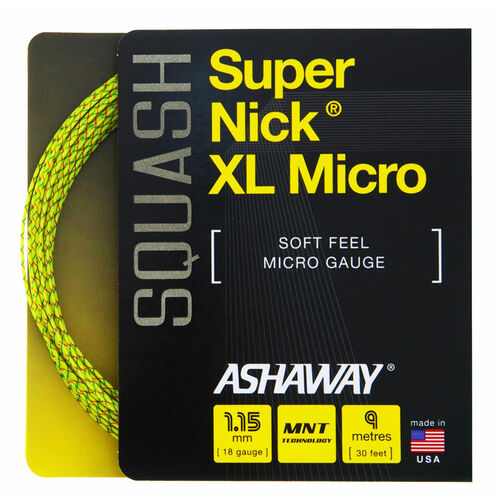Ashaway Supernick XL Micro 18/1.15mm - Yellow/Blue/Red 9M Set