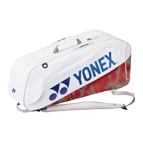 Yonex Expert Badminton/ Tennis Racquet Bag (6pcs) BA02626EX (White)