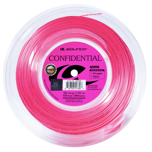 Solinco Confidential Soft 16/1.30 (200m) - Pink