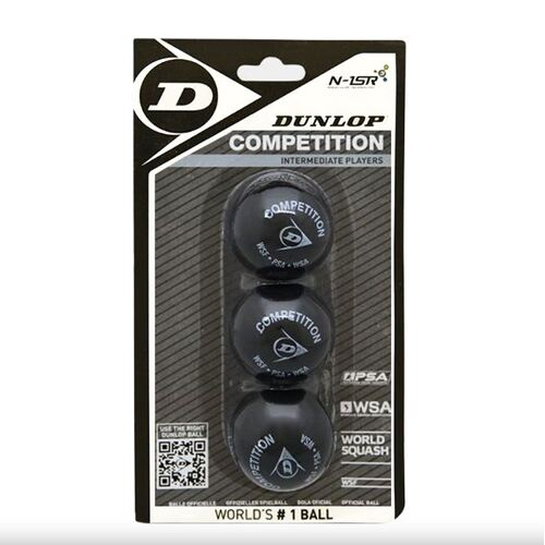 Dunlop Comp 3 Ball Blister Pack