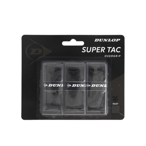 Dunlop Super Tac Overgrip 3pk - Black