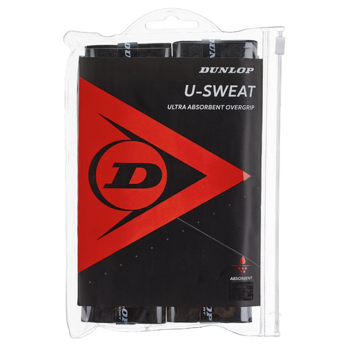 Dunlop U-Sweat Overgrip (12 Pack) – Ultimate Absorbent Overgrip