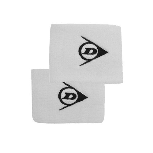 Dunlop Wristband Pair - White 