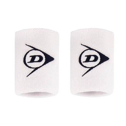 Dunlop Wristband Long Pair - White