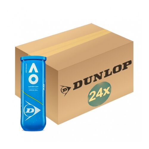 Dunlop Australia Open 3 Ball 24 Can Case