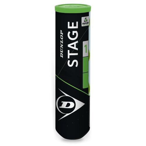 Dunlop Stage 1 Green 4 18 Ball Can Case