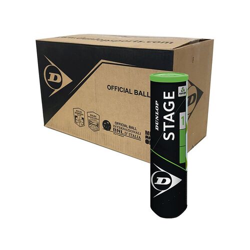 Dunlop Stage 1 Green 4 18 Ball Can Case