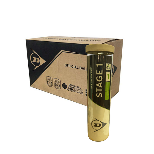 Dunlop Stage 1 Green 4 18 Ball Can Case