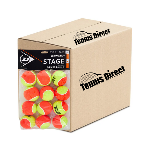 Dunlop Stage 2 Orange Ball 72 Ball Carton (6 x 12 Pack)