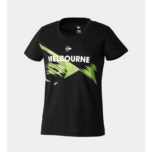 Dunlop Womens Club Tee Melbourne - Black [Size: US Extra Large]