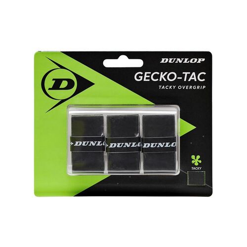 Dunlop Gecko-Tac Overgrip 3pk Black