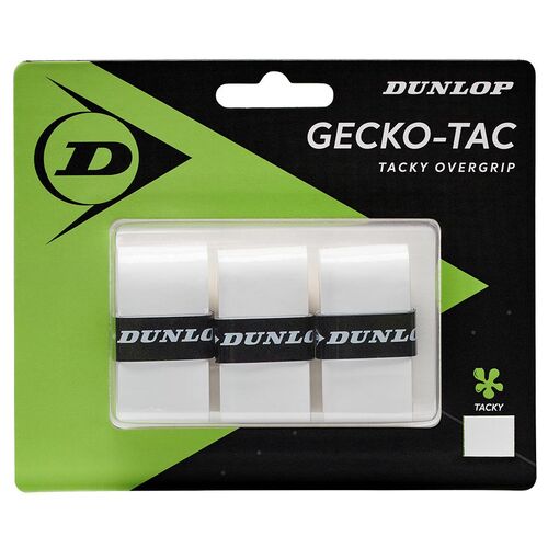 Dunlop Gecko-Tac Overgrip 3pk White