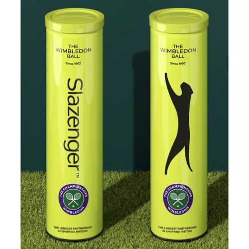 Slazenger Wimbledon 4 Ball Can