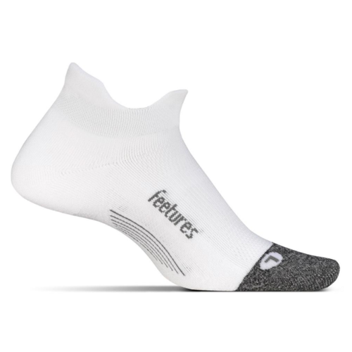 Feetures! Elite Light Cushion No-Show Tab Socks [Colour: White] [Size: Small]