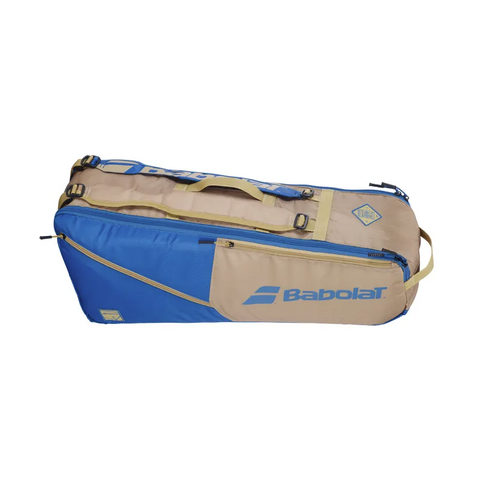 Babolat Evo 6 Racquet Tennis Bag - Blue/Beige