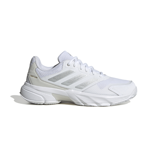 Adidas Womens CourtJam Control 3 - White/Silver [Size: US 7]