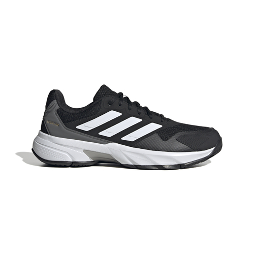 Adidas Mens CourtJam Control 3 - Black/White [Size: US 7.5]