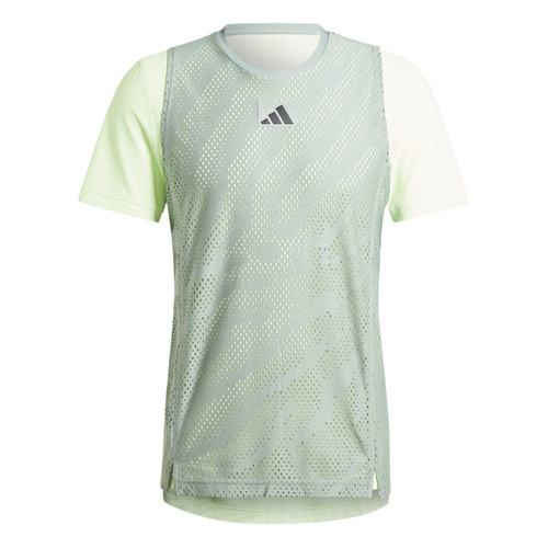 Adidas Mens Mesh Tee - Green [Size: Small]