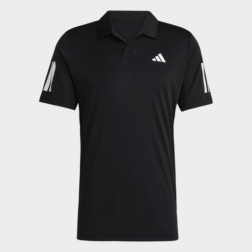 Adidas Mens Club 3 Stripe Polo - Black [Size : US - Small]