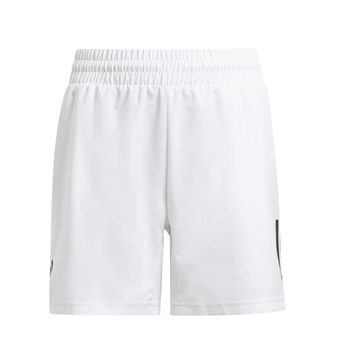 Adidas Boys Club Tennis 3-Stripes Shorts - White [Size : US- 5-6Y]