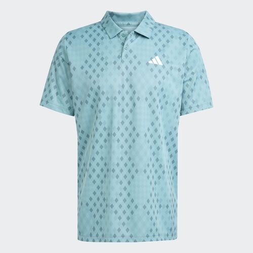 Adidas Mens Club Graphic Polo - Green [Size : US  -  Small]