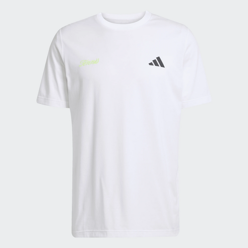 Adidas Men’s Tennis US Graphic T-Shirt – White [Size : US - Small ]