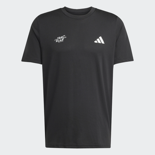 Adidas Mens Barricade Graphic Tee - Black [Size : US - Small]