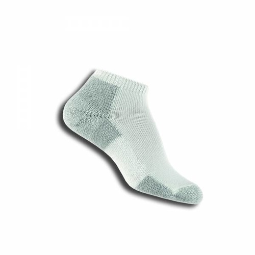Thorlo Running Foot Protection Micro Mini Socks [Size: Medium] [Colour: White/Platinum]