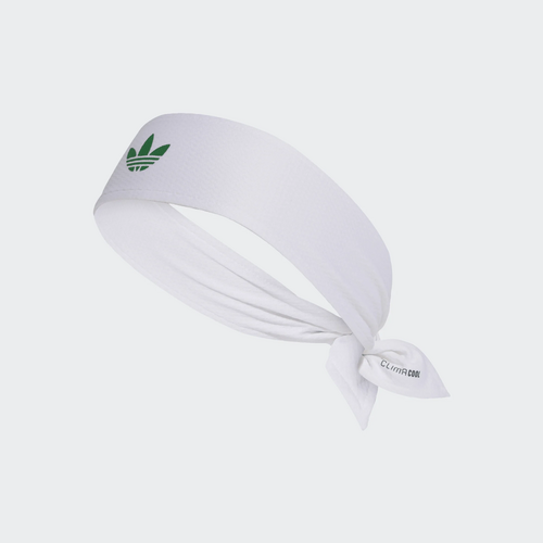 Adidas Classic Logo Tennis Tieband - White