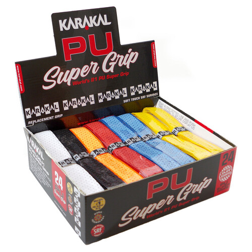 Karakal PU Super Air Grip Assorted - Box of 24
