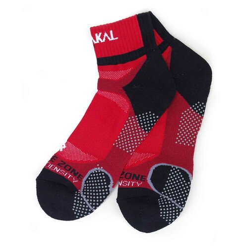 Karakal X4 Ankle Socks - Red/Black