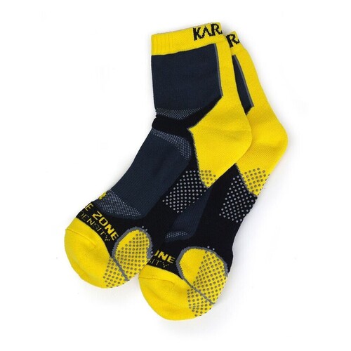 Karakal X4 Ankle Socks - Yellow/Black