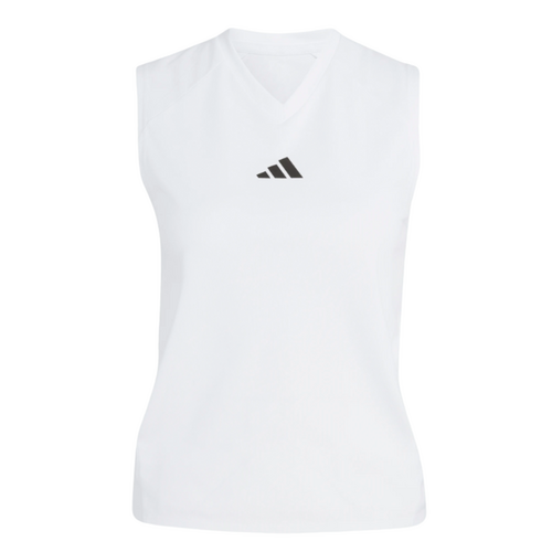 Adidas Womens Climacool Match Tank Pro - White [Size : US - XS 4-6]