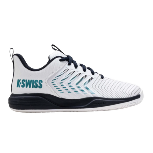 K-Swiss Junior Ultra Shot Light (AC) - White/Baltic [Size : US - 3]