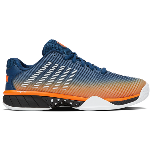 K-Swiss Junior Hypercourt Express 2 AC - Blue Opal/Black/White [Size : US - 3]