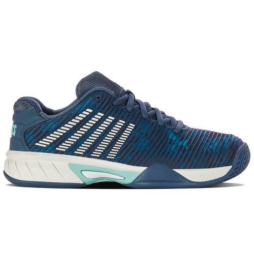 K-Swiss Junior Hypercourt Express - Teal/White [Size : US - 3]