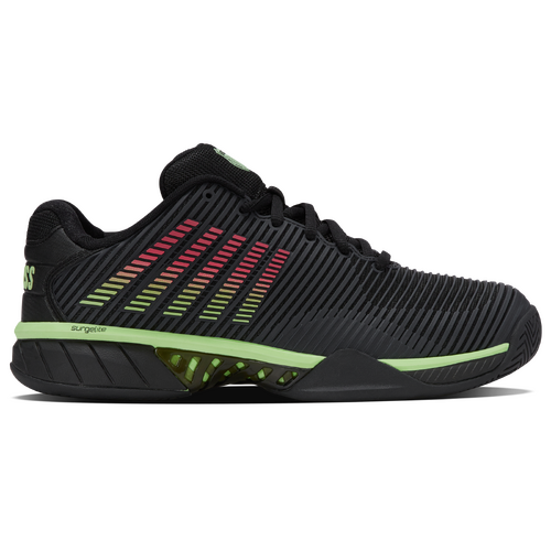 K-Swiss Mens Hypercourt Express 2 AC - Black/Soft Neon/ Lava [Size : US - 8]