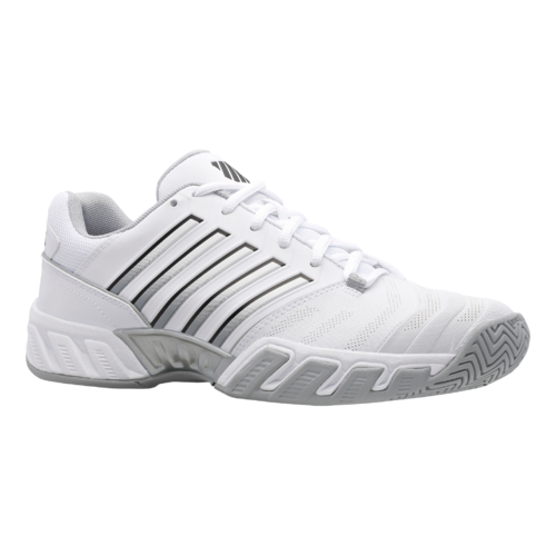 K-Swiss Mens Bigshot 4 AC - White/Highrise Silver [Size : US 8.5]