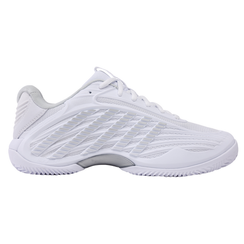 K-Swiss Womens Hyper Court Express 3 (Clay) - White/Silver [Size : US - 7]