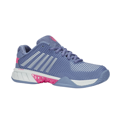 K-Swiss Hypercourt Express 2 AC - Infinity/Blue Blush/Carmine Rose [Size : US - 8]