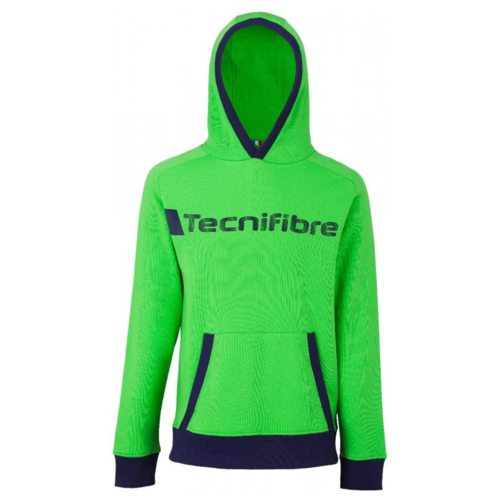 Tecnifibre Womens Fleece Hoodie - Lime Green [Size: EU Medium]